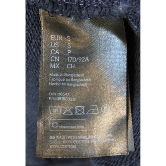 2 Sports Hoodies sz S H&M Blue Nike Grey Just Do It Casual Running Pockets - Picture 8 of 15